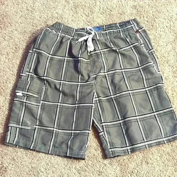 Nbn gear, large bathing suit, green with stripes - Picture 1 of 3